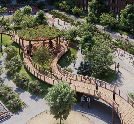 жк румянцево парк на карте