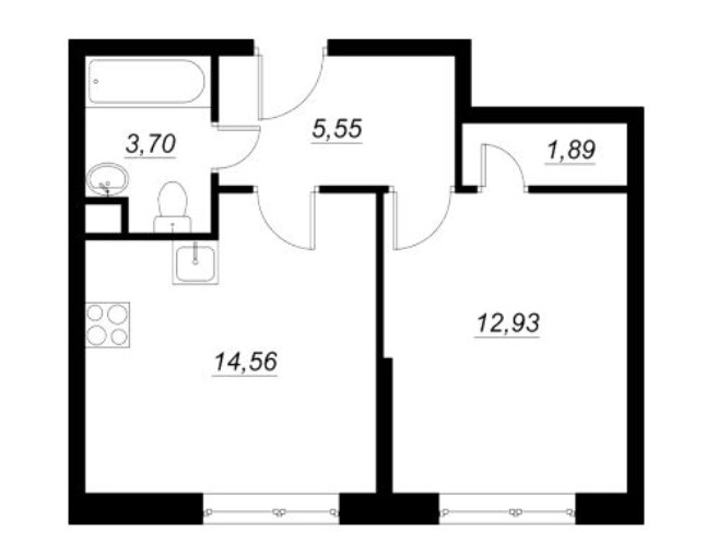 1-комнатная квартира в ЖК «Люблинский»