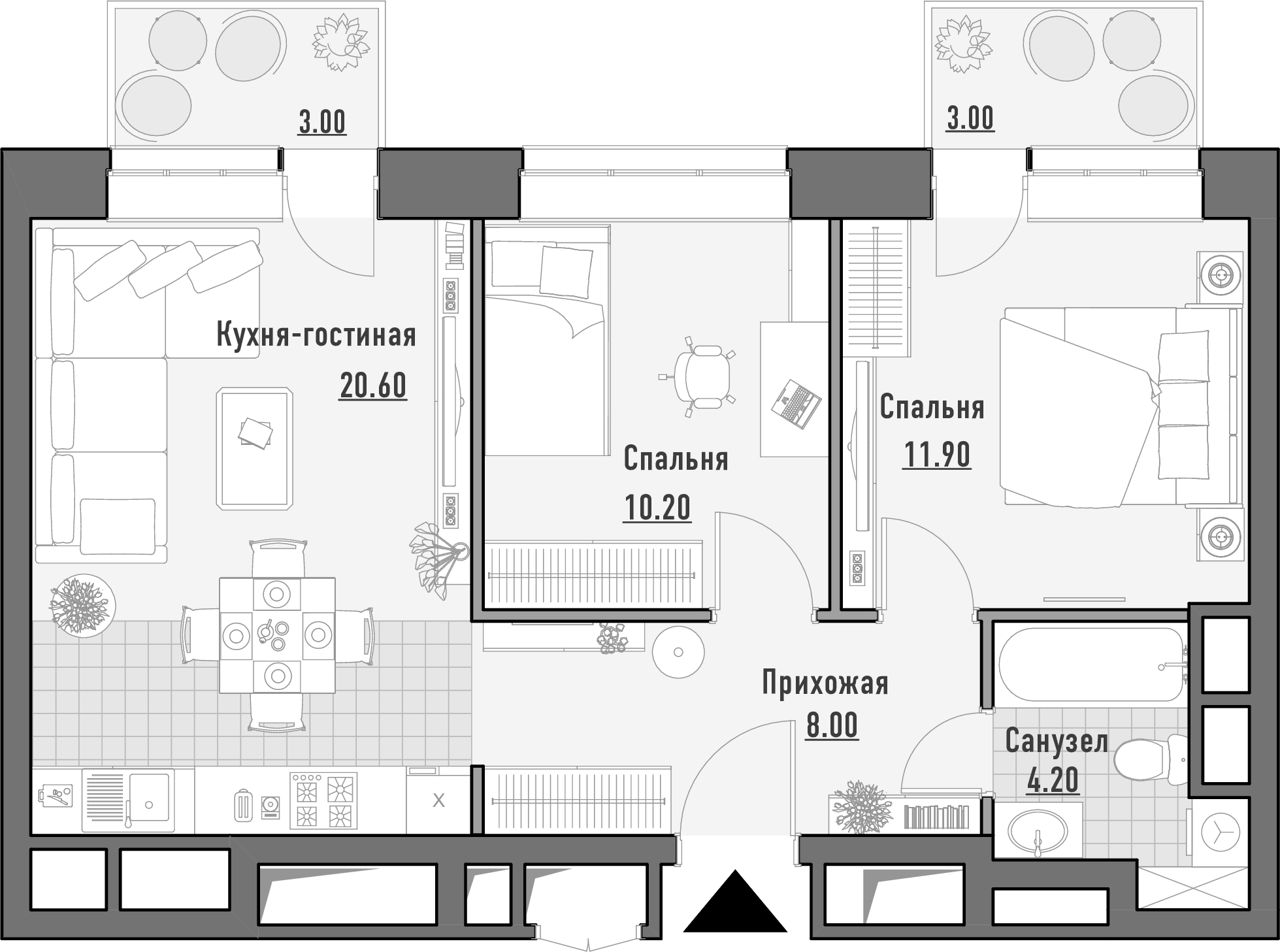 Купить Трехкомнатную Квартиру В Марьино