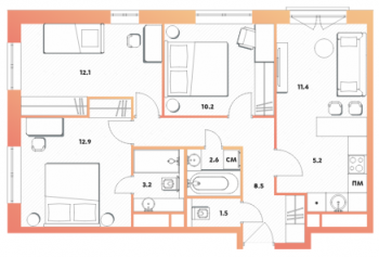 квартиры в жк баланс 