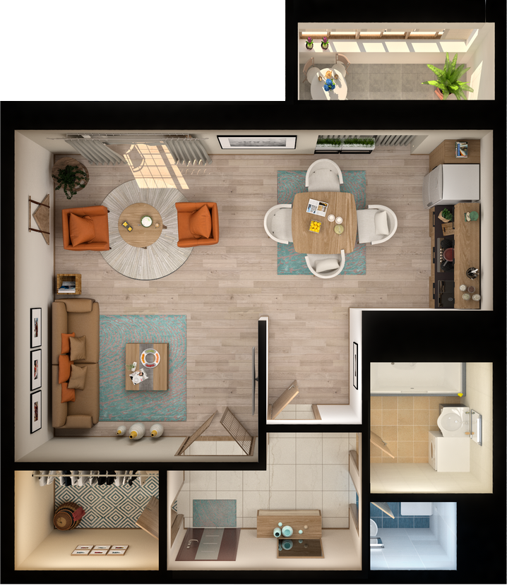 1-комнатная квартира в ЖК «Крылатский»