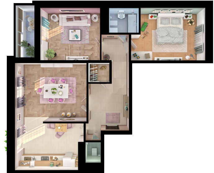 3-комнатная квартира в ЖК «Крылатский»