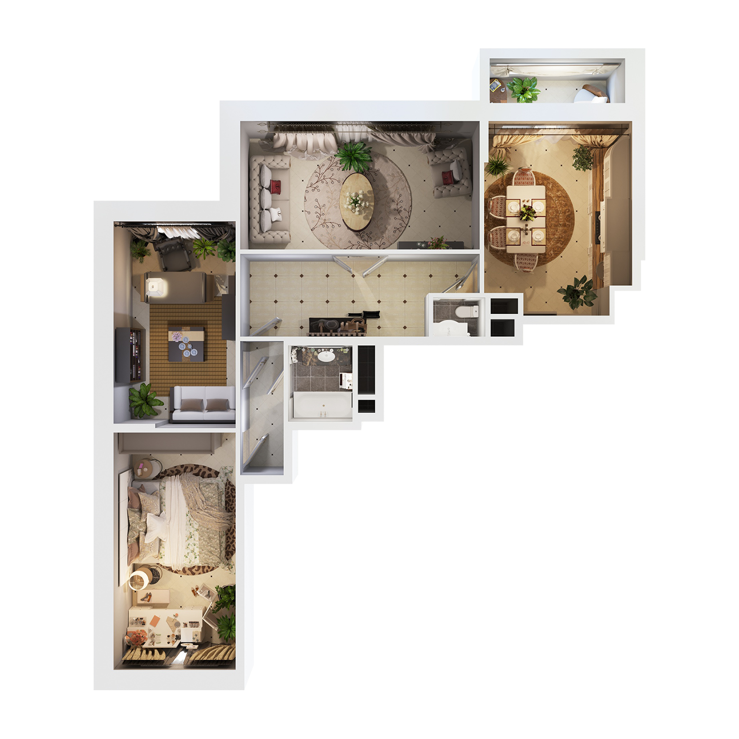 3-комнатная квартира в ЖК «Новые Котельники»