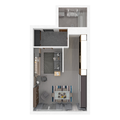 1-комнатная квартира в ЖК «‎Стеллар Сити»