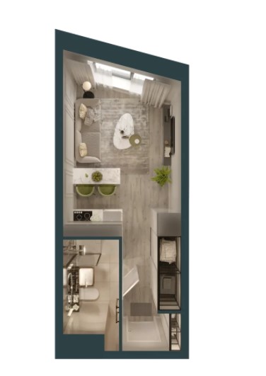 Студия в ЖК Level Нагатинская