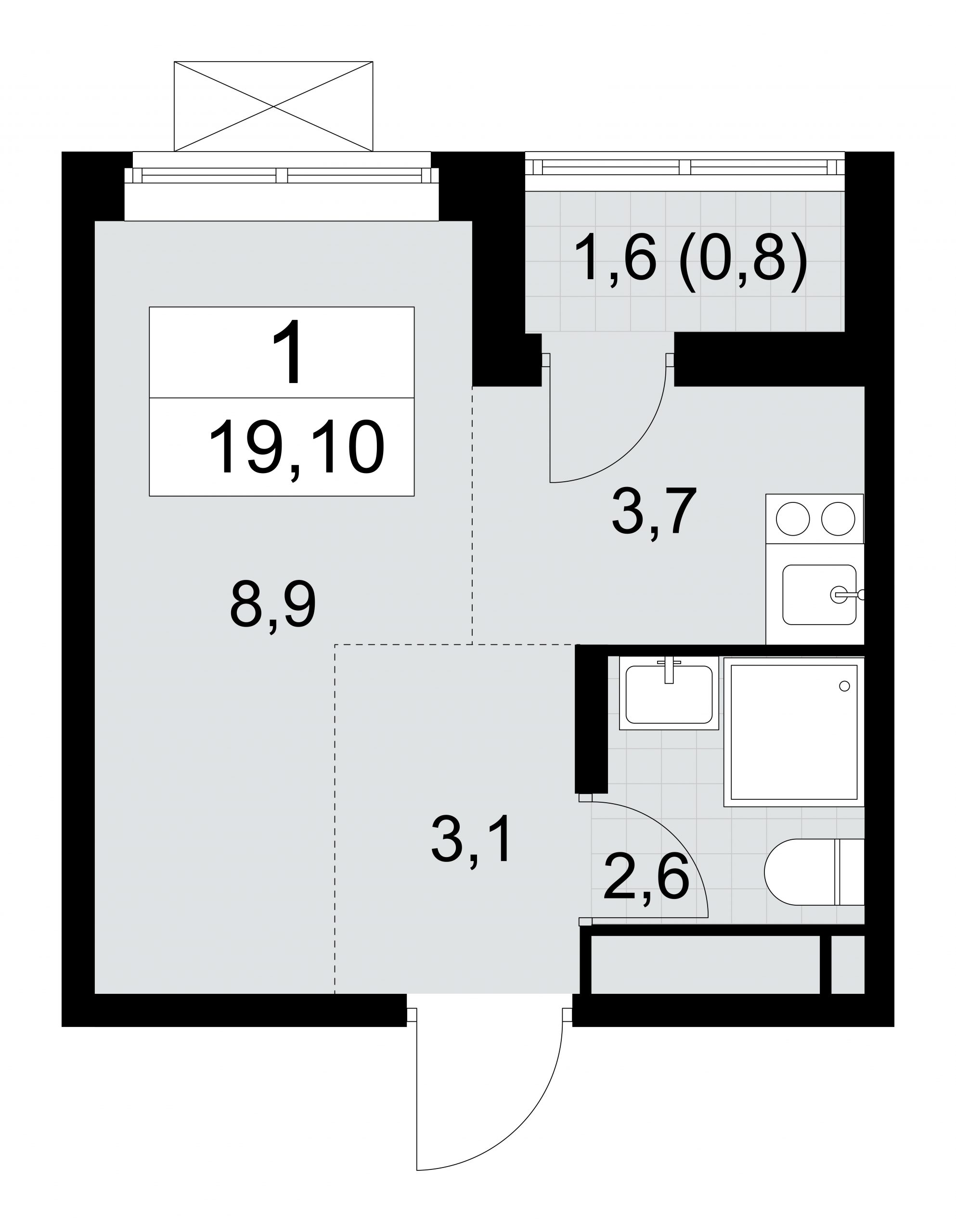 Студия в Жилой район «Прокшино»