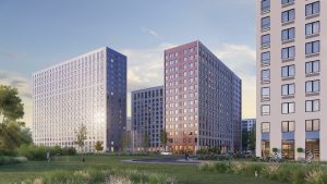 1-комнатные апартаменты 34.5 м2, 7-й этаж