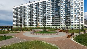 2-комнатные апартаменты 56.1 м2, 1-й этаж