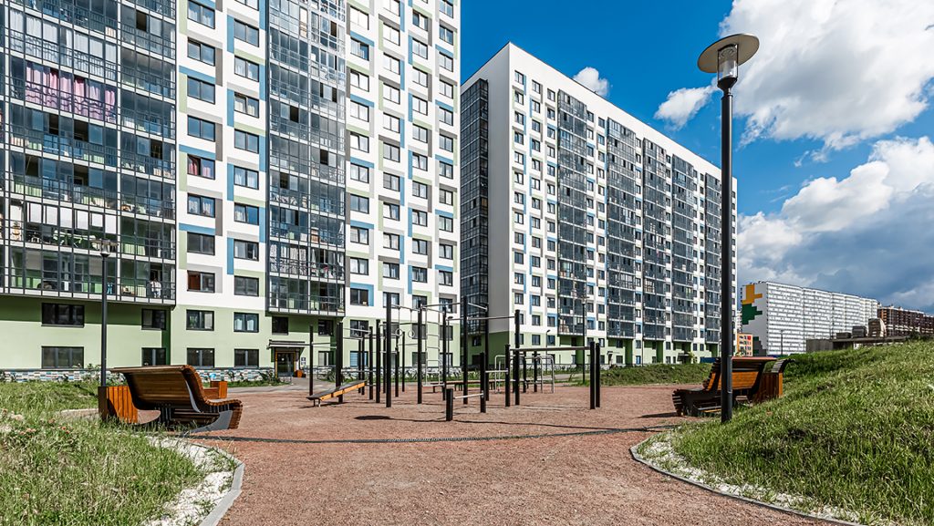 2-комнатные апартаменты 56.1 м2, 1-й этаж