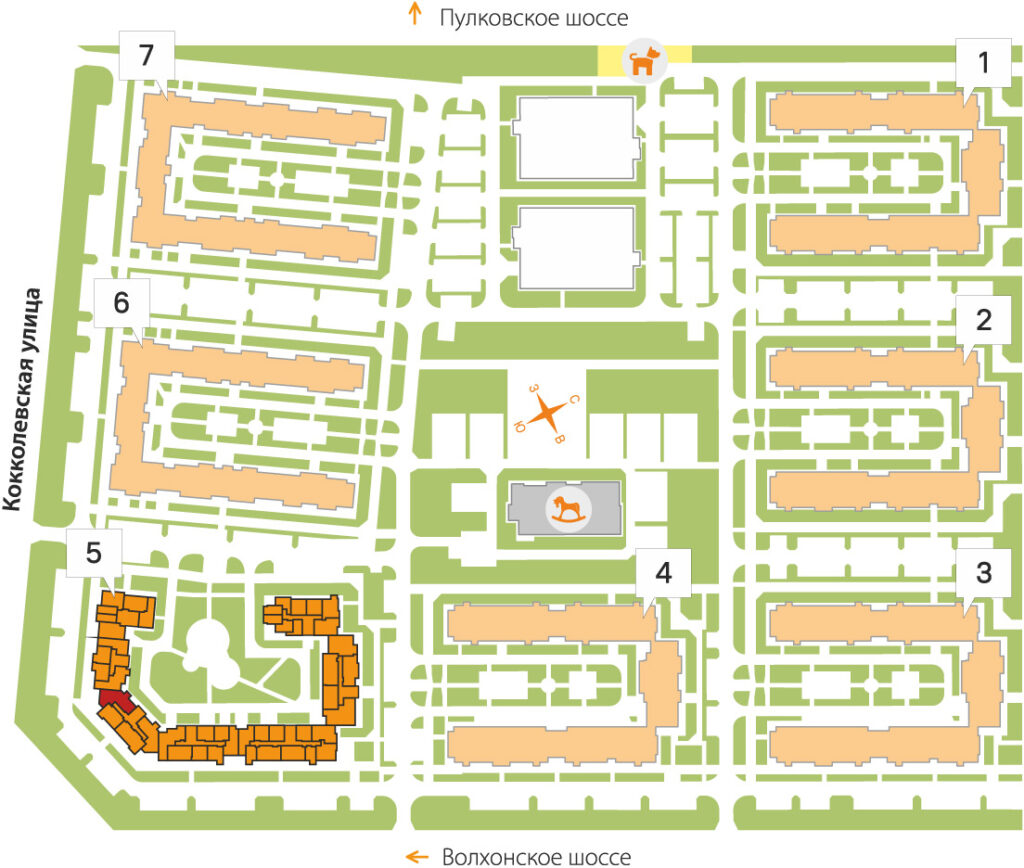 3-комнатная квартира 83.64 м2, 2-й этаж