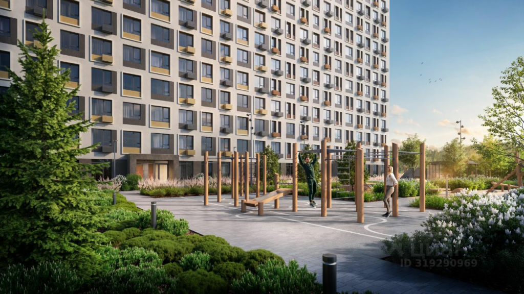 1-комнатная квартира 36.46 м2, 10-й этаж